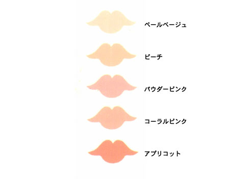 リップシール ビンテージスタイル パステル
